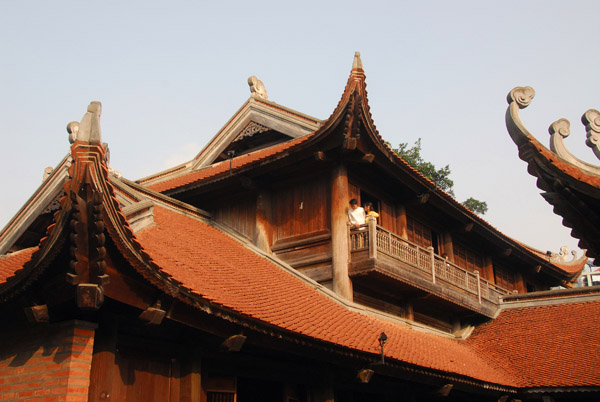 The last building of the Temple of Literature, a two-story pavilion