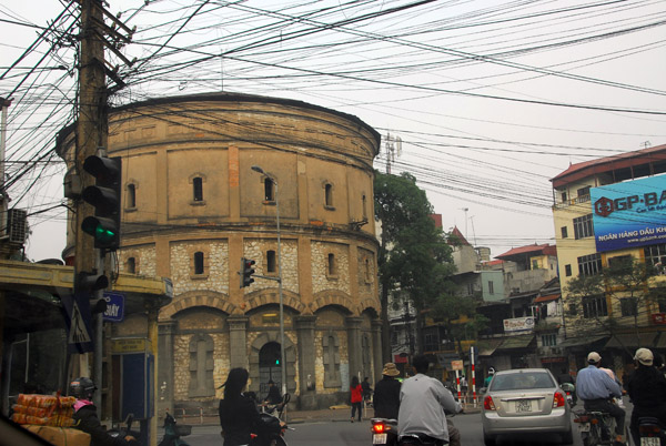 Old water tank NW of the Dong Xuan Market, Hanoi