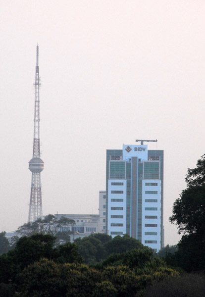 Hanoi TV Tower and Bank for Investment and Development of Viet Nam (BIDV)