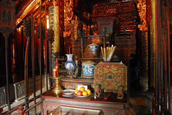 Interior of the Dinh Tien Hoang temple, Hoa Lu