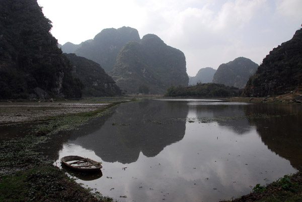 The area around Ninh Binh is said to be like an inland version of Halong Bay