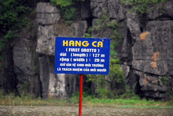 Hang Ca, the First Grotto, one of 3 caves the river passes through