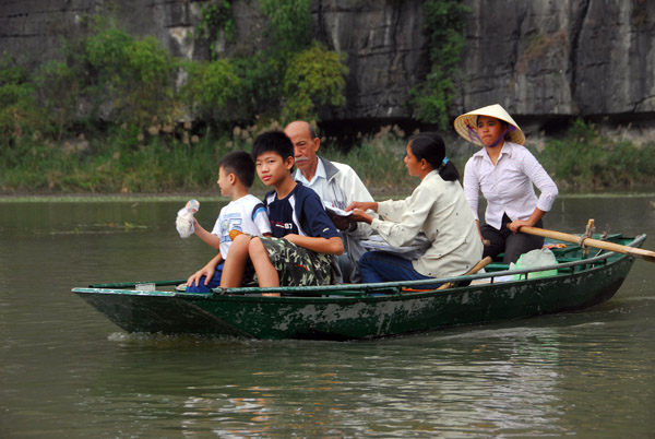 Tourist boat, Tam Coc