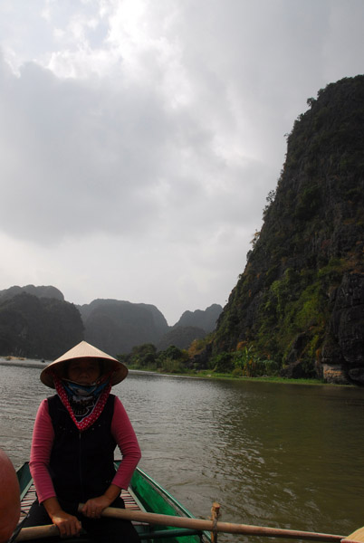 Our primary paddle lady, Tam Coc