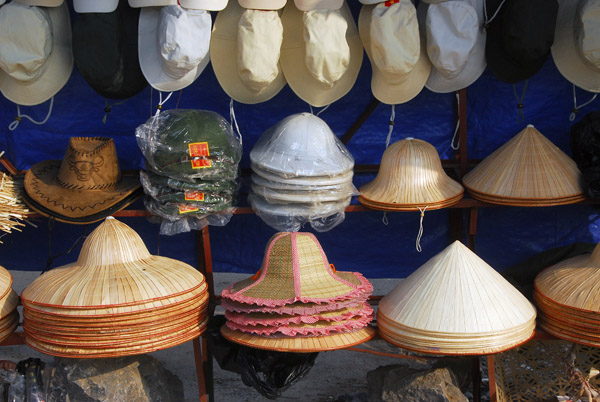 Various souvenir hats, Tam Coc (Ninh Binh)