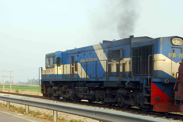 Vietnamese locomotive between Ninh Binh and Haiphong