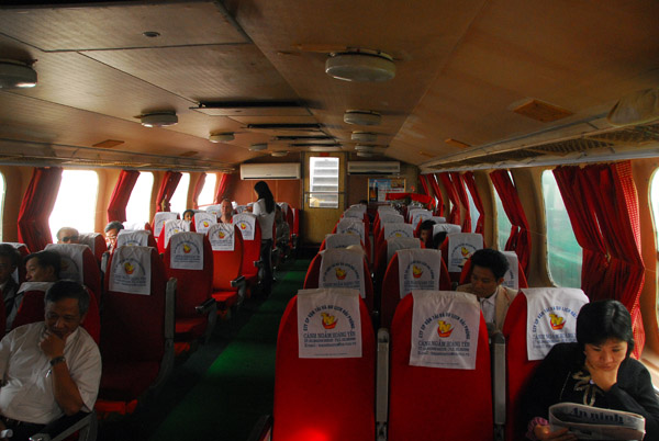 Interior of the Hoang Yen 2 hydrofoil