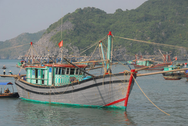 Fishing boat, Cat Ba Harbor, Vietnam