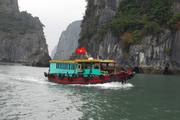 Arriving in Hon Gai on the north side of Halong Bay