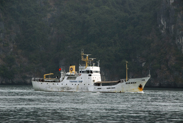 Vietnamese training ship Sao Bien, Halong Bay