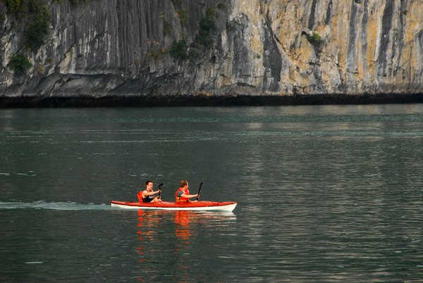 Kayakers, Halong Bay, Vietnam