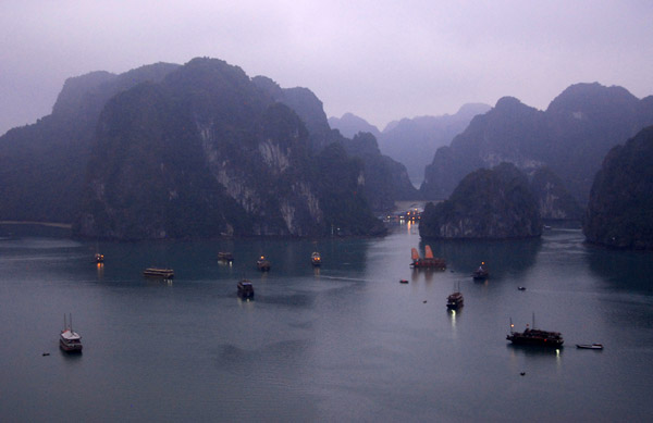 View east from Soi Sim Island, Halong Bay