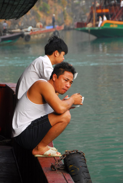 Crewmen taking a break, Binh Minh