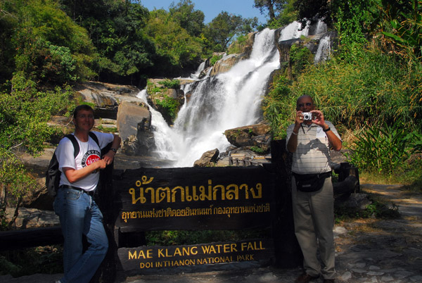 Me and my dad at Mae Klang Waterfall, Thailand
