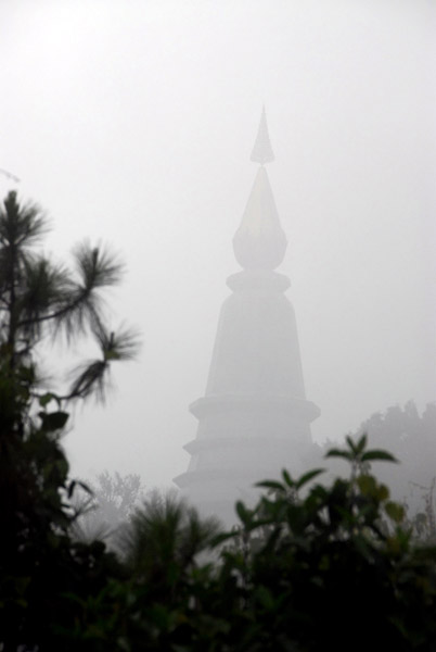 Royal stupa in the clouds, Doi Inthanon
