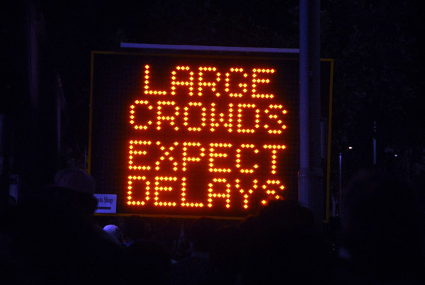 The Rocks, New Years Eve, Large Crowds - Expect Delays