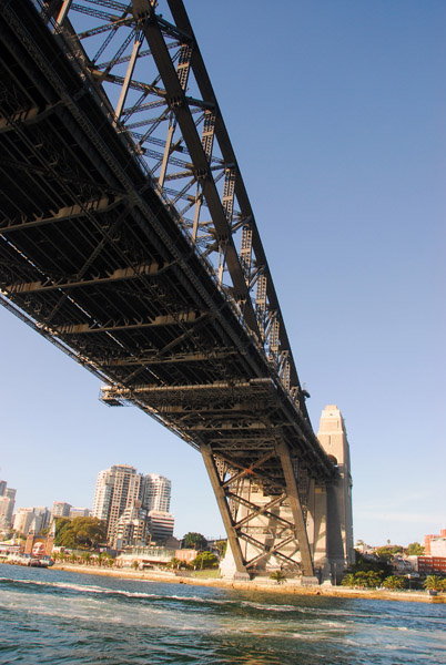 Sailing under Sydney Harbor Bridge
