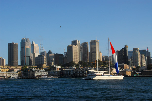 Downtown Sydney seen from a Parmatta ferry