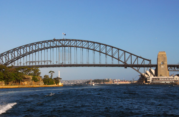 Sydney Harbour Bridge seen from the west
