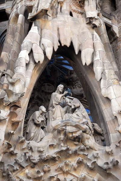 The Annunciation, Nativity Façade, by Antoni Gaudí