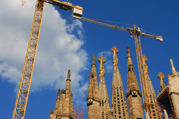 Sagrada Famlia construction, Barcelona
