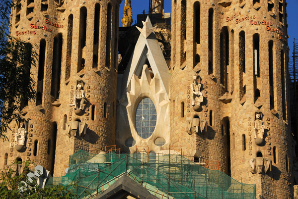Towers of Jacob, Bartholomew, Thomas, Philip, Sagrada Familia