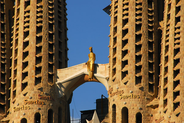 The Acension, above the Passion facade, Sagrada Famlia