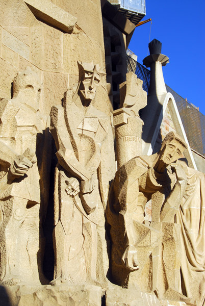 Passion Façade, Jesus's Trial, Sagrada Família