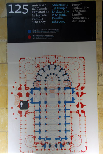 Floorplan of Sagrada Famlia