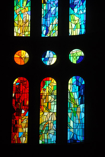 Stained glass, Sagrada Famlia, Barcelona
