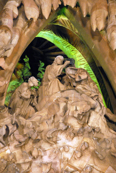 The Annunciation, Nativity Faade, Sagrada Famlia