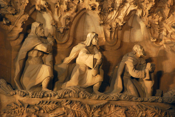 Adoration of the Magi, Nativity Façade, Sagrada Família