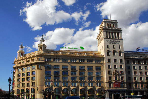 Banco Espaol de Credito & Caja Madrid, Plaa de Catalunya