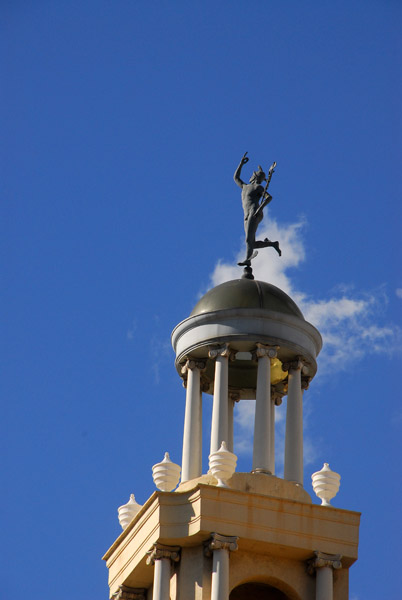 Mercury atop the Caja Madrid, Plaa de Catalunya
