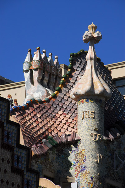 Casa Batll by Antoni Gaud, Barcelona