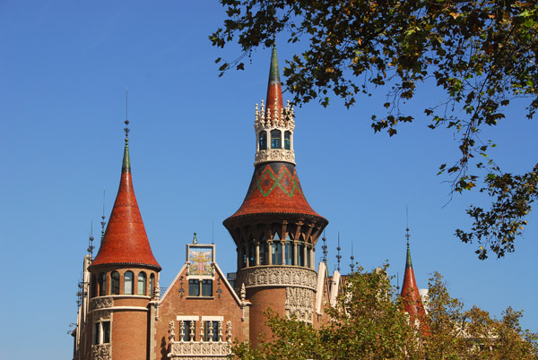 Casa de las Punxes - House of Spikes at Avinguda Diagonal and Carrer Rosell, Barcelona