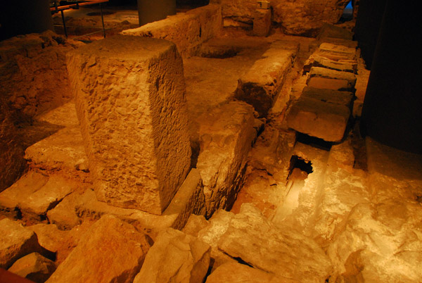 Roman ruins beneath Plaa del Rei, Museu d'Histria de la Ciutat de Barcelona