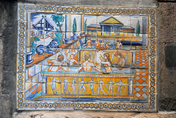 Tile of a Roman bath, Barcelona
