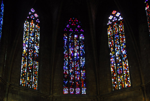 Stained glass, Esglsia de Santa Maria del Pi, Barcelona