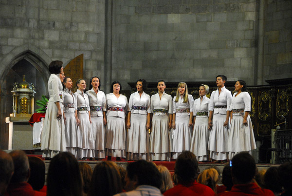International choral competition, Esglsia de Santa Maria del Pi, Barcelona