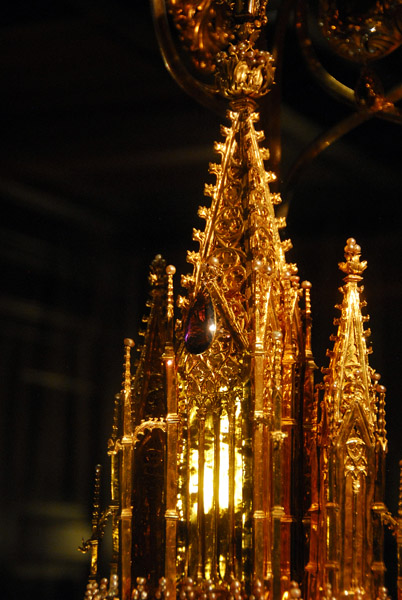 Gold ostensorium (monstrance), Museum of the Cathedral of Barcelona