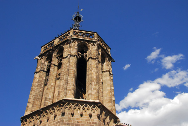 Bell Tower of Barcelona Cathedral from the roof