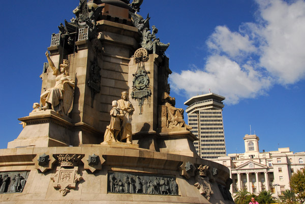 Pedestal of the Columbus Monument, Barcelona