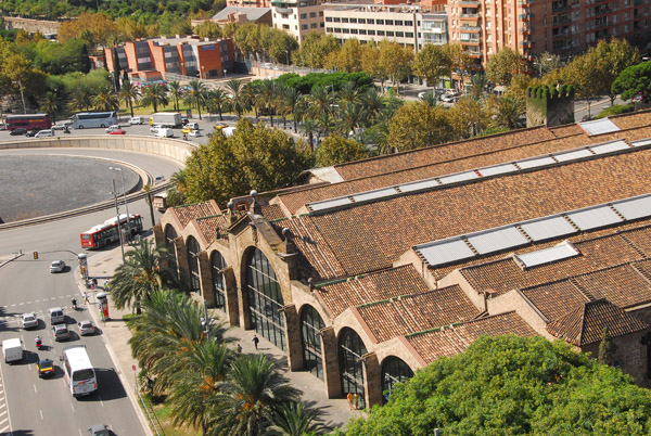 Barcelona Maritime Museum from Columbus Monument