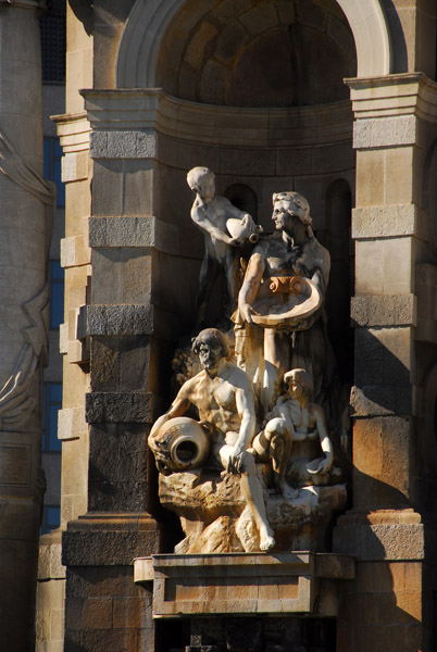 Sculpture on the Jujol Fountain by Miguel Blay Fabregas