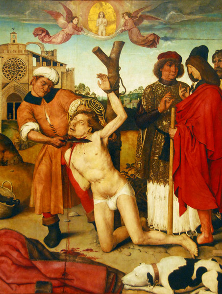 Martyrdom of Saint Cucuphas (St. Cugat); Ayne Bru 1502-1507