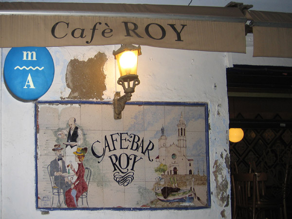 Caf Roy, Carrer de les Parellades 9Sitges