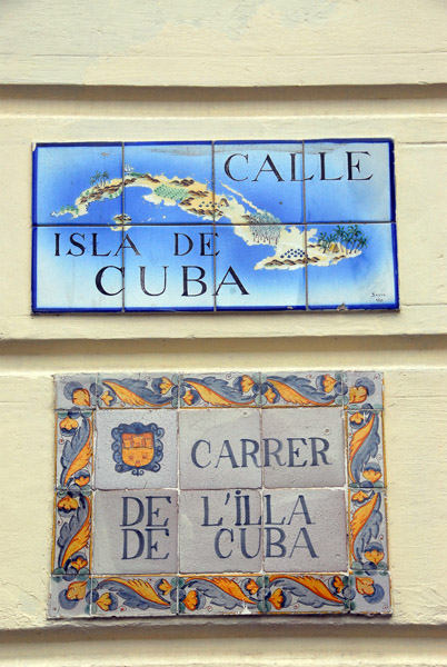 Calle Isla de Cuba - Carrer de l'Illa de Cuba, Sitges