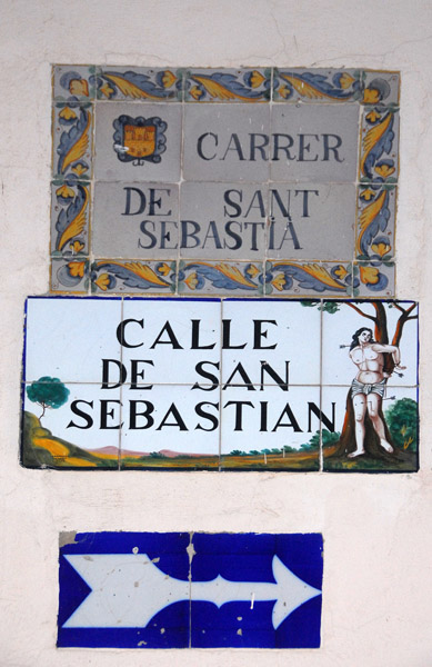 Carrer de Sant Sebastia - Calle de San Sebastian, Sitges