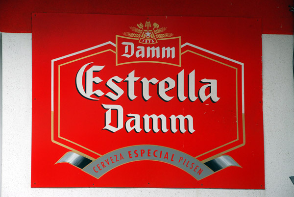 Domestic beer Estrella Damm, Cadaqus
